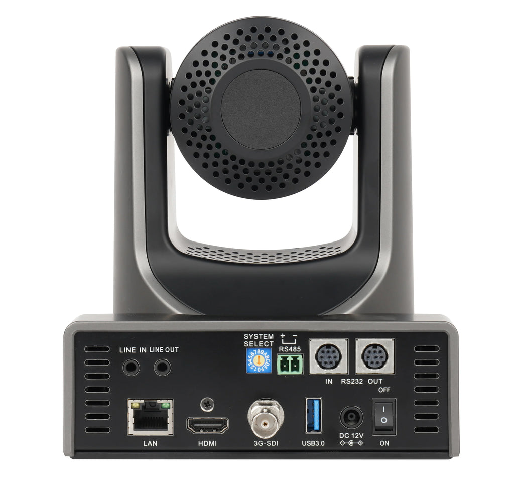 Caméra PTZ Professionnelle SMTAV – Suivi IA NDI|HX 12x/20x/30x 1080p@60fps PoE HDMI SDI Conférence Diffusion – CLEVI Paris