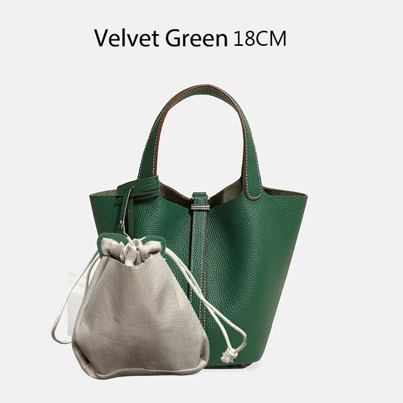 Sac Seau Femme Cuir Véritable Vache 2 Tailles 50+ Coloris Quincaillerie Argentée ou Dorée – CLEVI Paris