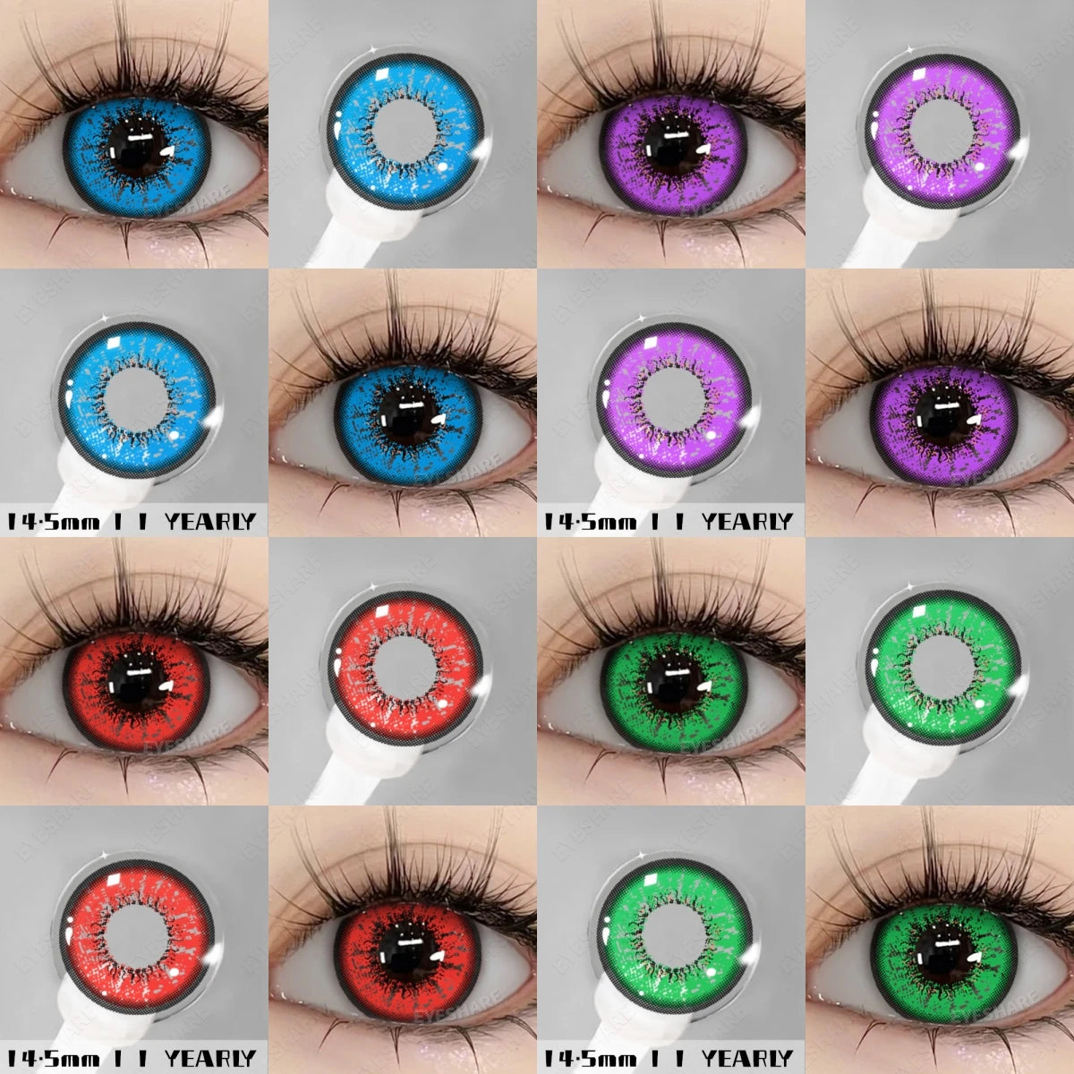 Lentilles de Contact Colorées EYESHARE | Collections AYY, BELLA & NEBULA | Cosplay & Quotidien | 1 Paire – CLEVI Paris
