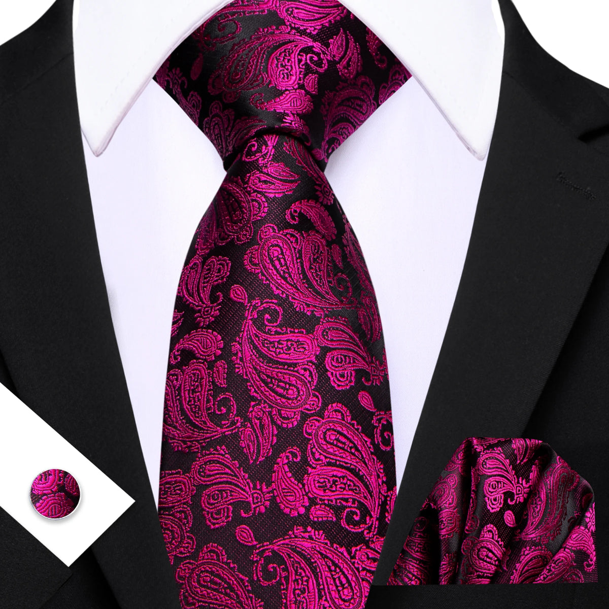 Ensemble cravate homme floral – CLEVI Paris