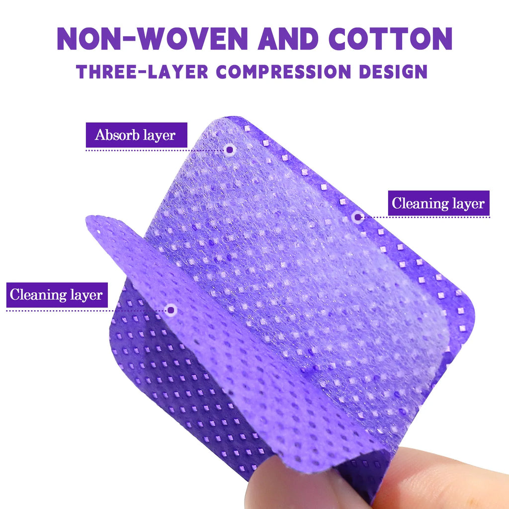 Lingettes Coton Sans Peluches – Retrait Vernis & Gel UV – CLEVI Paris