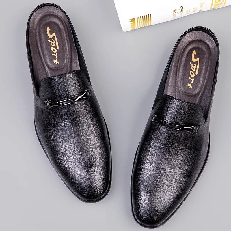 Mocassin Homme Cuir de Vache Véritable Slip-On Respirant Léger | Casual Bureau Conduite EU 36-47