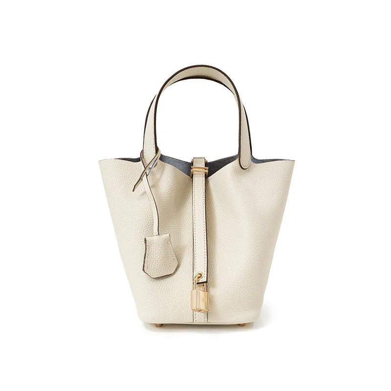Sac Seau Femme Cuir Véritable TOGO Cylindrique Commuter Premium – CLEVI Paris