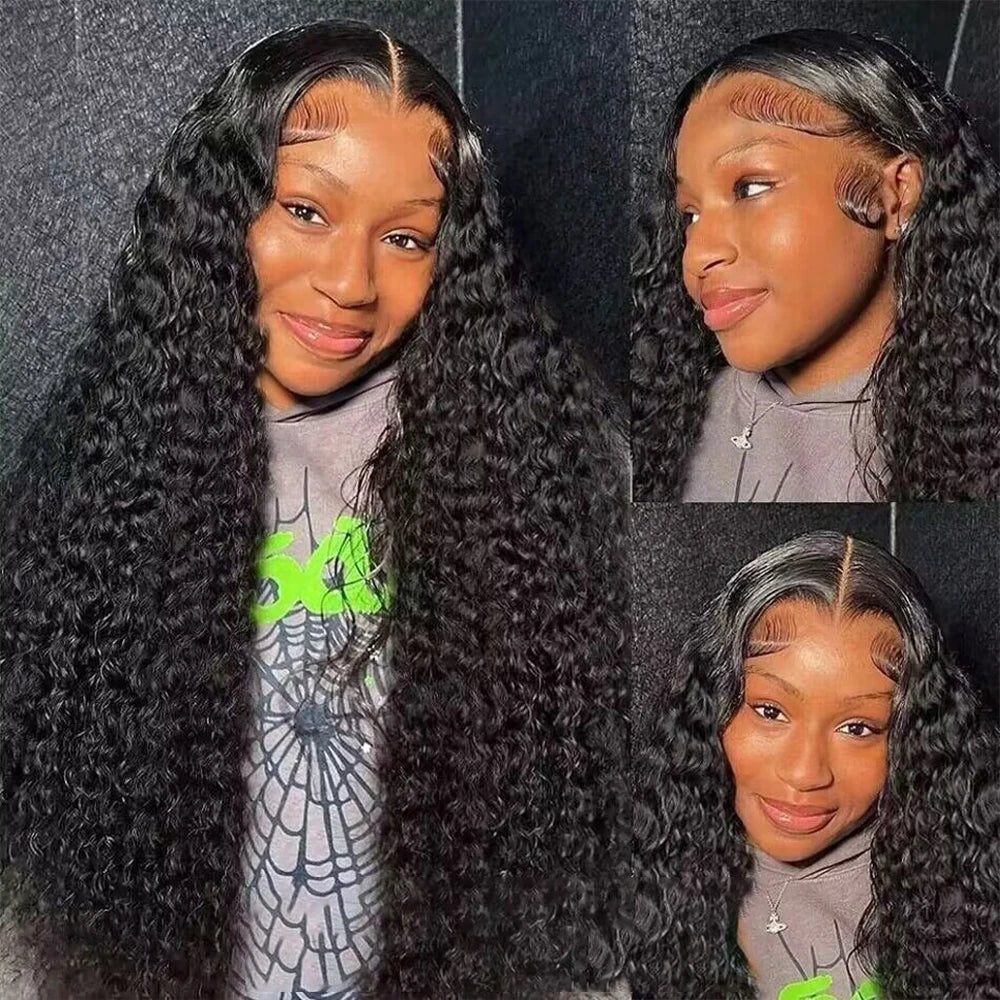 Perruque Deep Wave HD, cheveux humains – CLEVI Paris