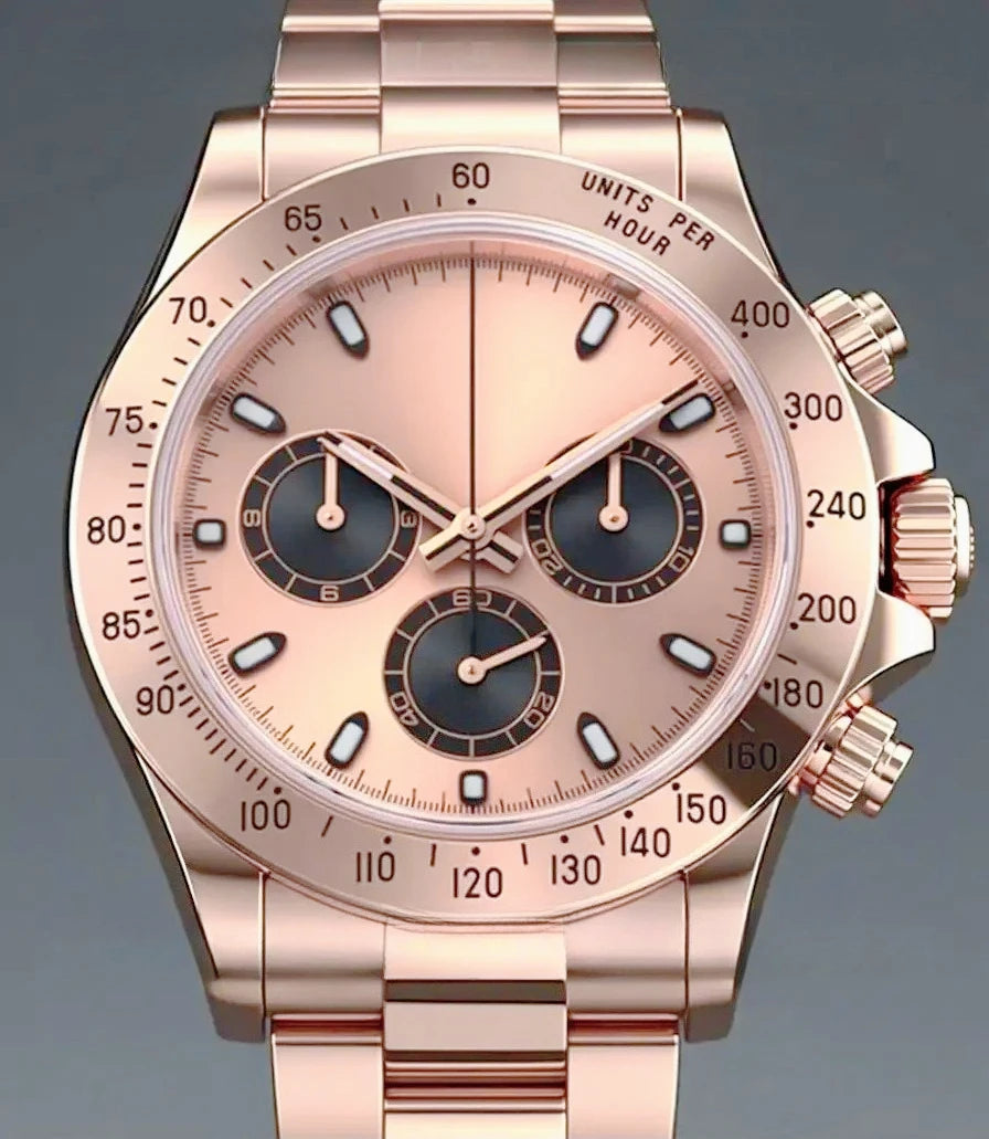 Montre Automatique Homme Acier Inoxydable 904L Calendrier Lumineuse – CLEVI Paris