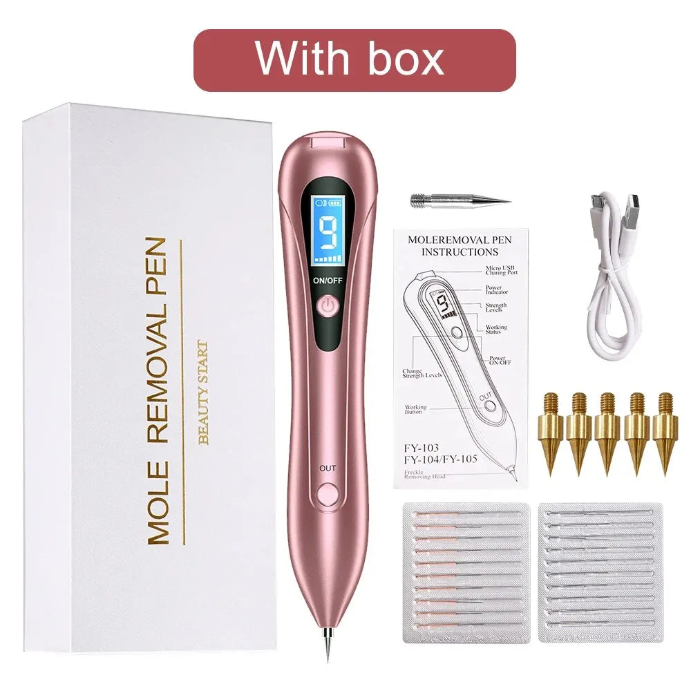 Stylo Plasma Professionnel Anti-Taches Verrues Grains de Beauté 9 Niveaux USB – CLEVI Paris