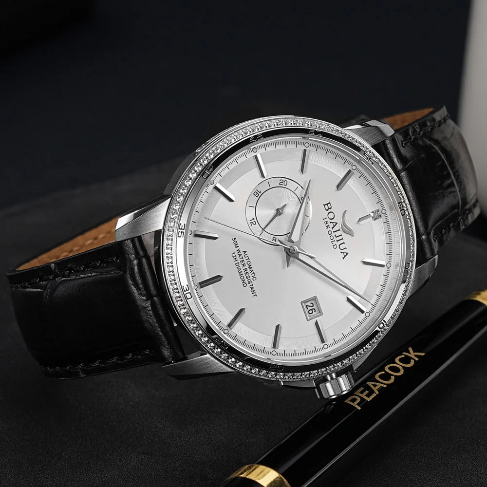 Montre BORIAGE B8001 Automatique Homme Saphir Miyota 8217 Waterproof 50M – CLEVI Paris