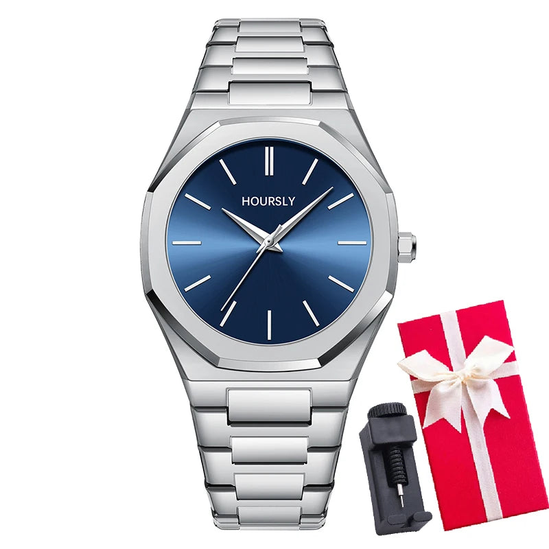 Montre Quartz Homme M.A.W Acier Inoxydable 42mm – CLEVI Paris