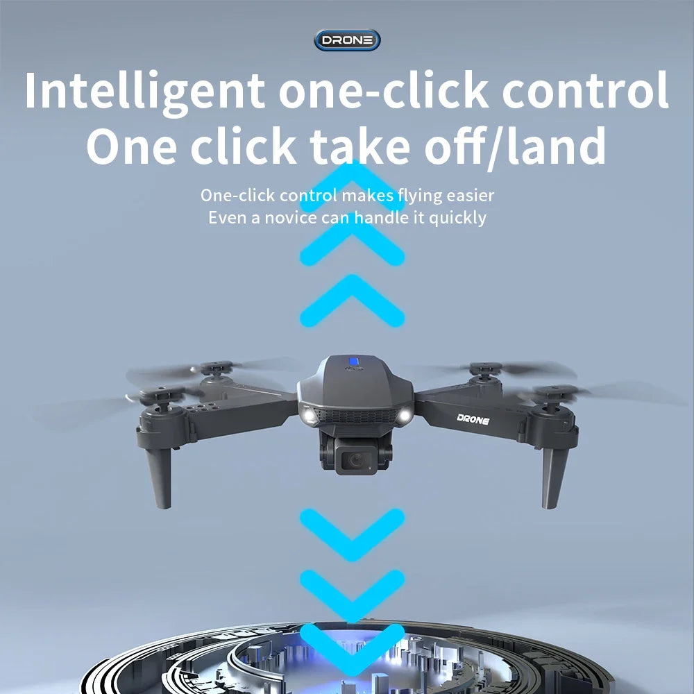 Drone Pliable E88 – Caméra 4K / 1080P | WiFi FPV | Télécommande | Gyroscope 6 Axes