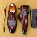 Oxford Brogue Homme Lacets – Style Italien Mariage & Fête, 4 Coloris, Grande Taille EU 38-48 – CLEVI Paris