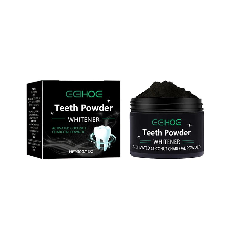 Poudre Blanchissante Naturelle – Nettoyage Profond, Dents Éclatantes & Haleine Fraîche 50g