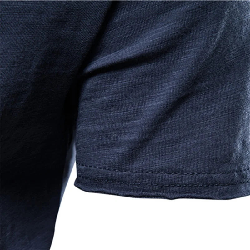 T-Shirt Homme 100% Coton Col Rond Manches Courtes F038 – CLEVI Paris