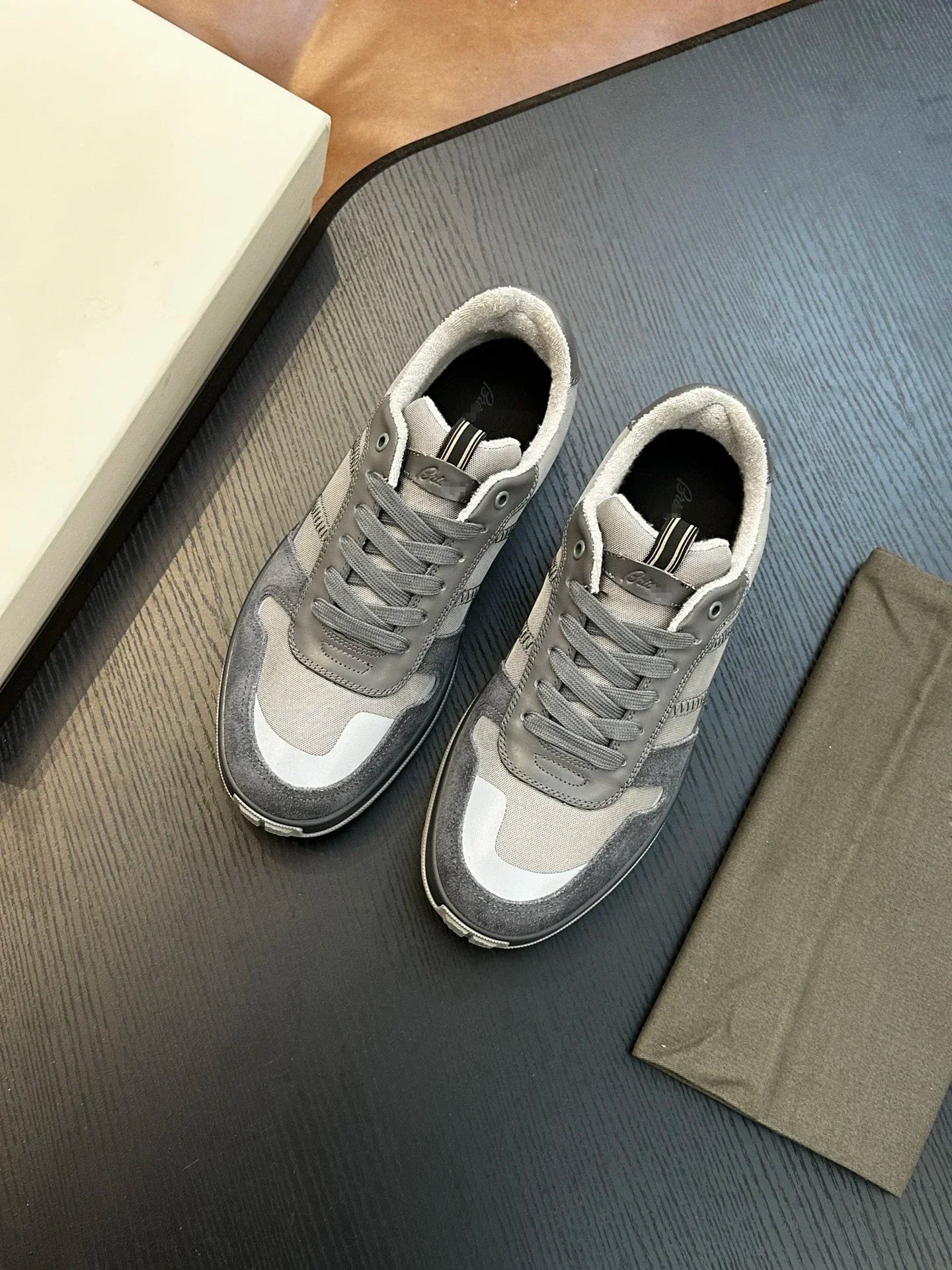 Sneakers Homme Cuir Véritable Respirant Casual Sport EU 38-46 – CLEVI Paris