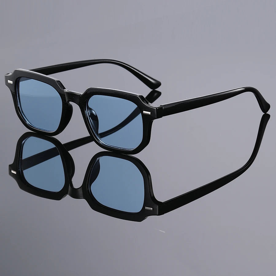 Lunettes de Soleil Carrées Homme Style Y2K Rivets Verres Dégradés 13110 – CLEVI Paris