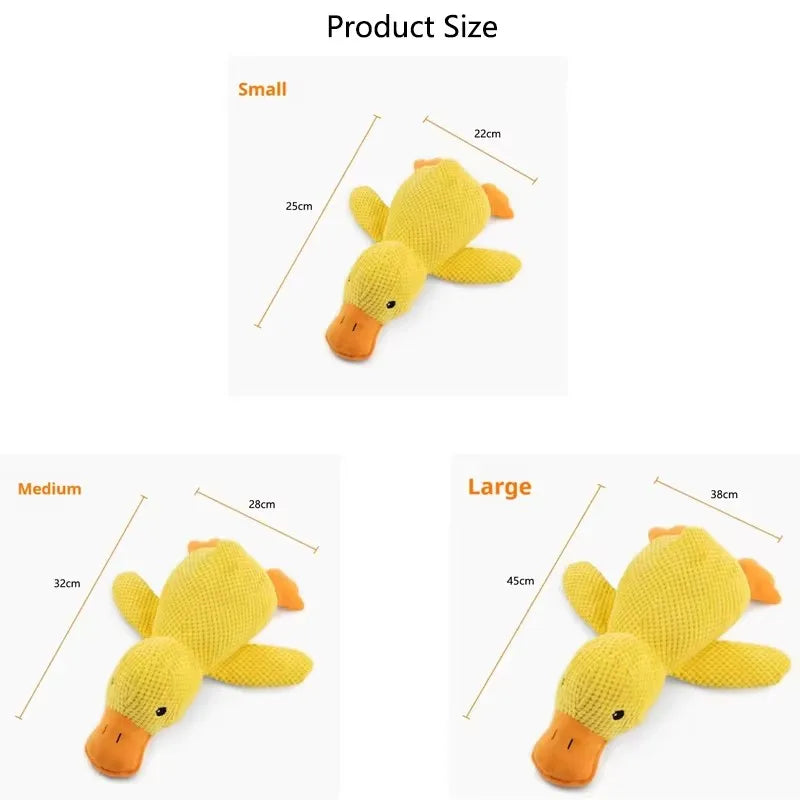 Peluche Canard Jouet pour Chien | Polaire, Couinant, Anti-Ennui – CLEVI Paris