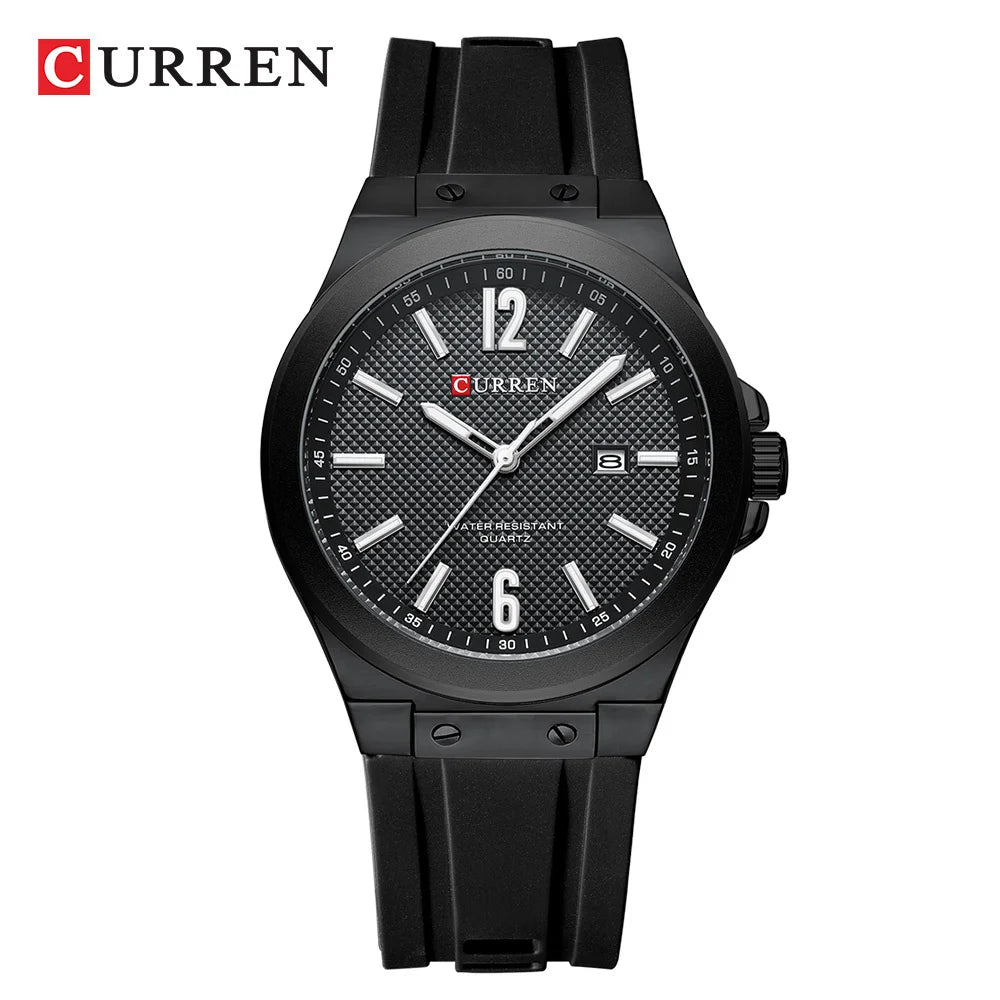 Montre Chronographe Homme CURREN 8442 – Bracelet Silicone Sport