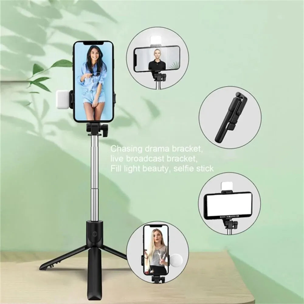 Trépied perche selfie Bluetooth R1 – CLEVI Paris