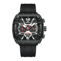 Montre Quartz Tonneau ONOLA Homme Silicone Lumineuse Date – CLEVI Paris
