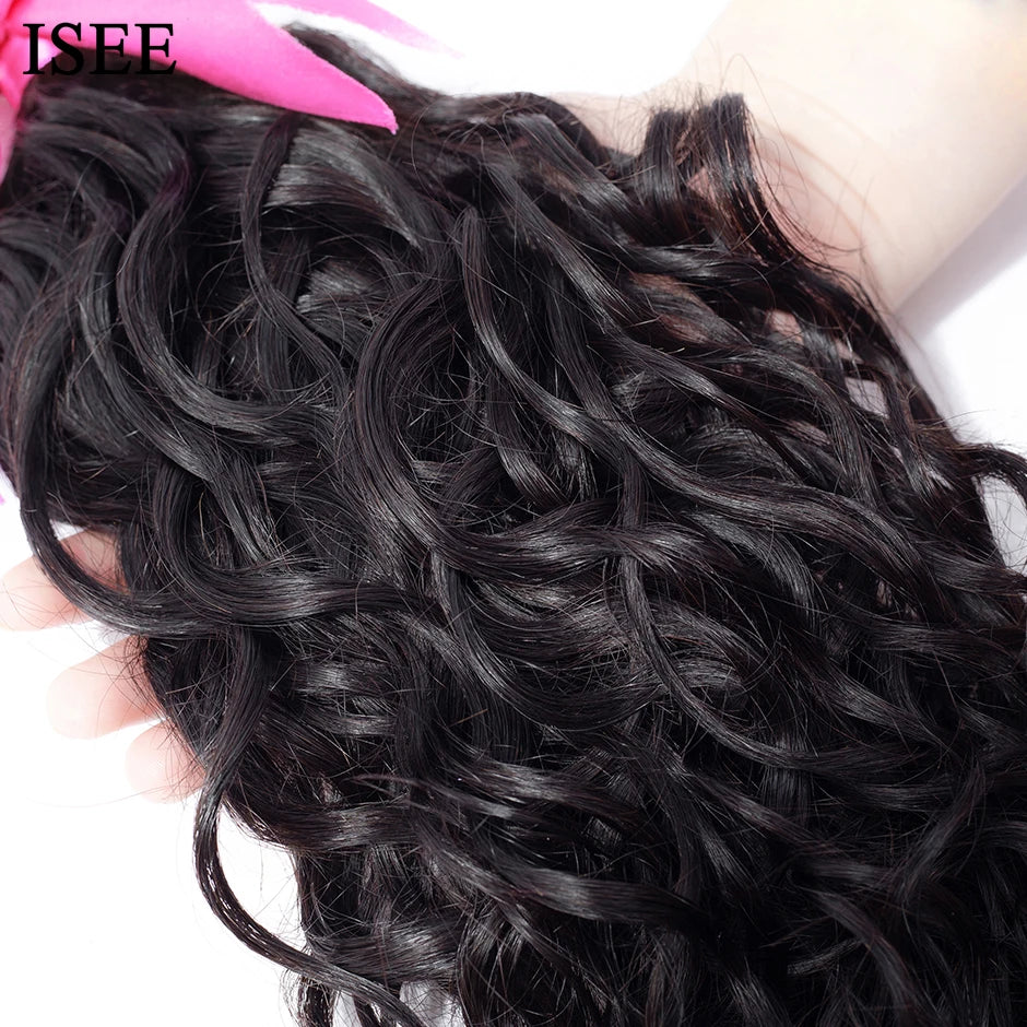 Bundles cheveux humains ondulés avec closure – CLEVI Paris