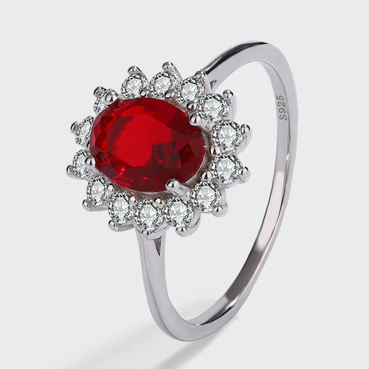 Bague Moissanîte 2 Carats Ovale | Argent 925 Certifié GRA – CLEVI Paris