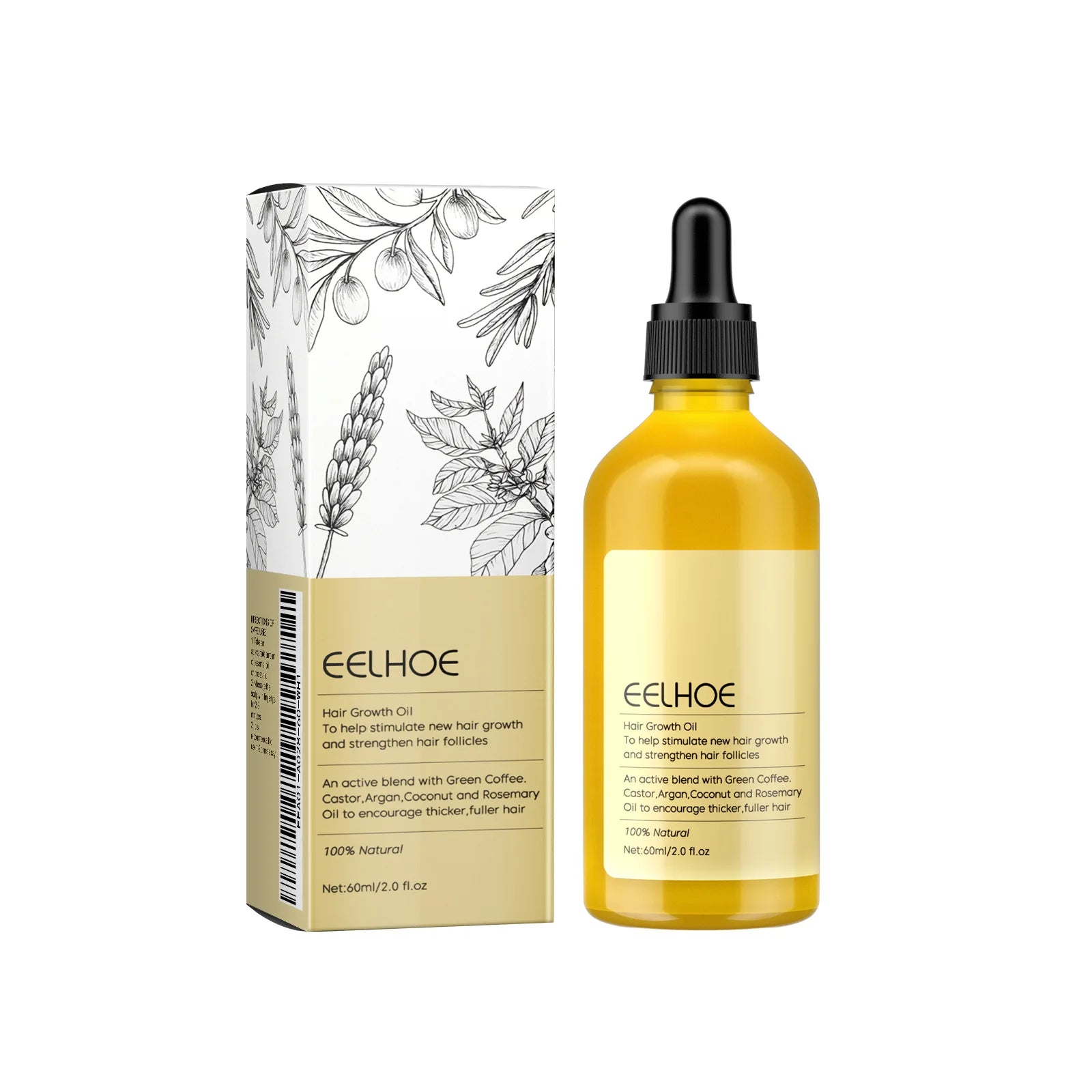 Huile Capillaire Romarin Anti-Chute & Croissance | Sérum Nourrissant Unisexe 60ml – CLEVI Paris