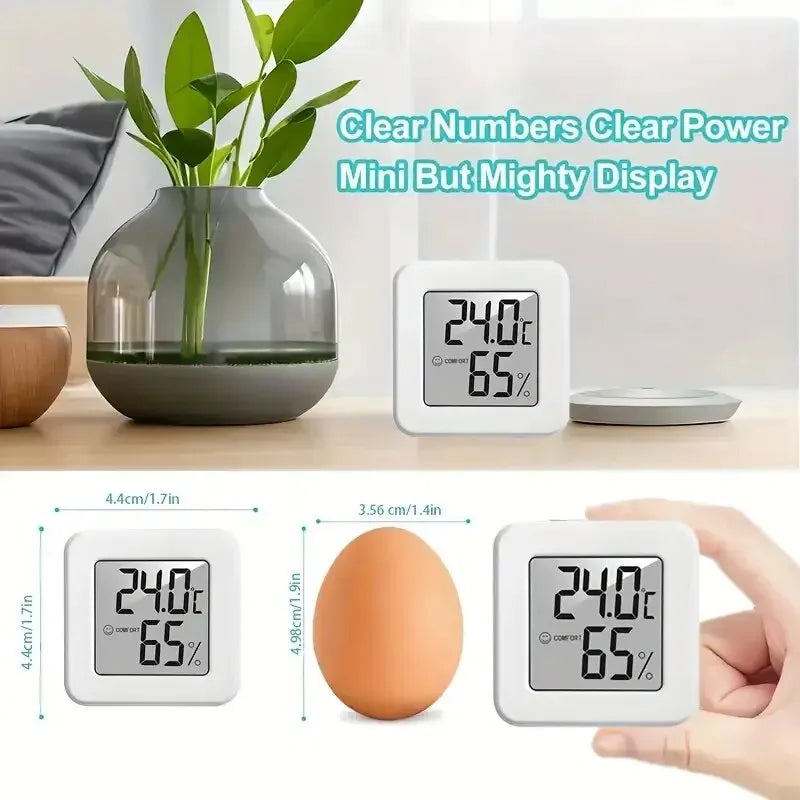 Thermomètre Hygromètre Digital Portable Affichage LCD Intérieur – CLEVI Paris