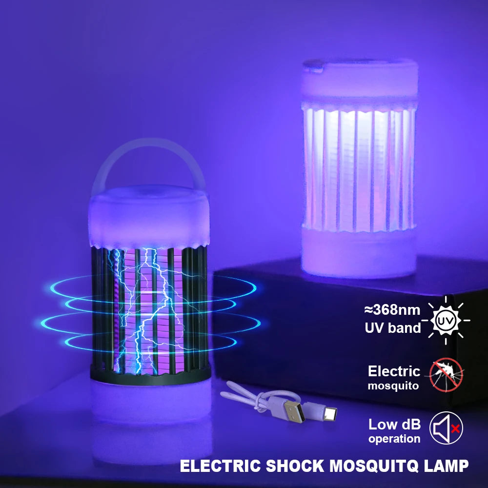 Lampe Anti-Moustiques UV Secteur ou Rechargeable Certifiée CE — CLEVI Paris