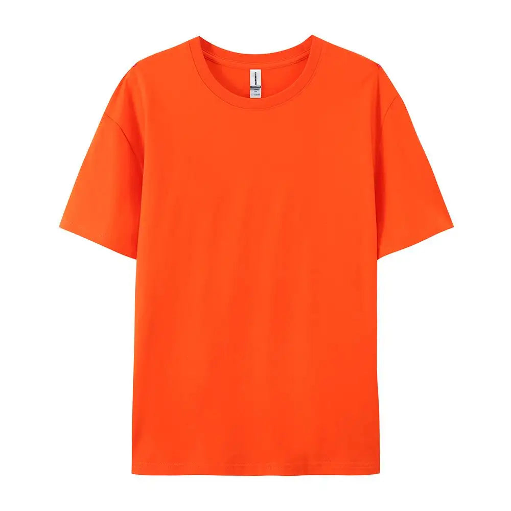 T-Shirt Unisexe Coton Col Rond Manches Courtes Coupe Loose 20 Coloris Candy Été – CLEVI Paris