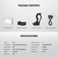 Lampe LED magnétique M21 pour Osmo Pocket 3 – CLEVI Paris