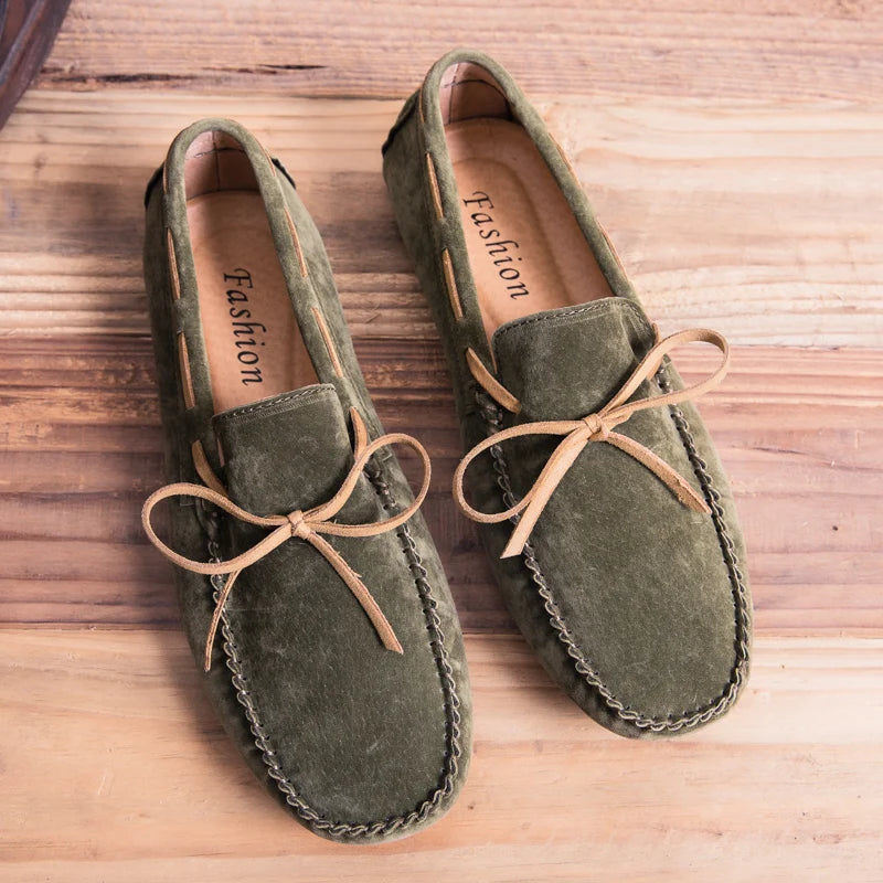 Mocassins Homme Suédé Vache Slip-On Conduite Confort Semelle Caoutchouc EU 38-47 TOGEE See – CLEVI Paris