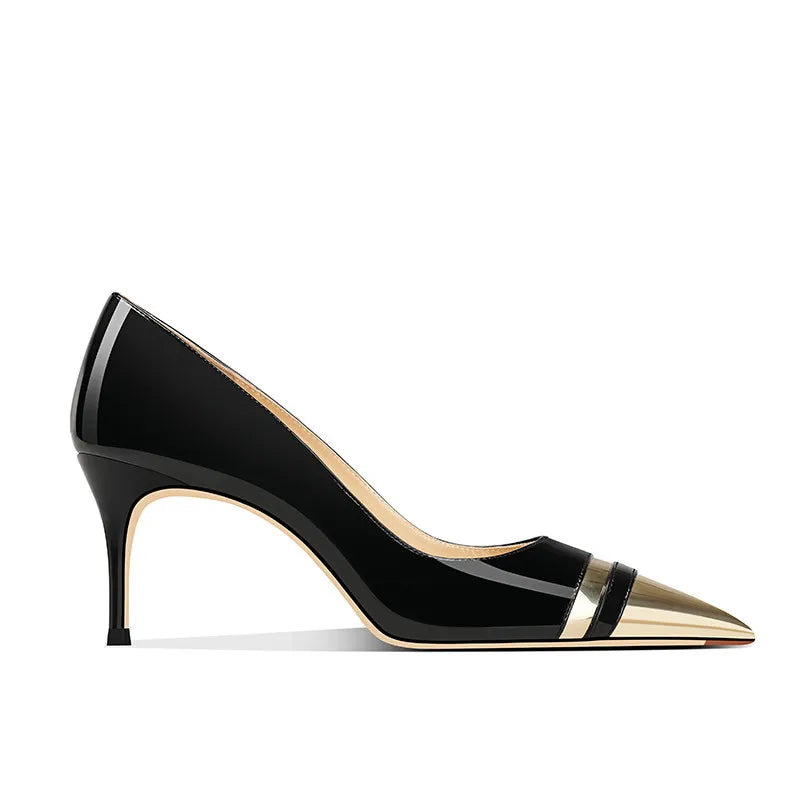 Escarpins vernis à talons fins – CLEVI Paris
