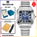 Montre Mécanique Homme MACARLON 1715 – 38mm, Saphir, NH35 Automatique & Étanche 100m