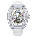BONEST GATTI Montre Automatique Homme Squelette Ours Polaire Cristal 360° Saphir – CLEVI Paris