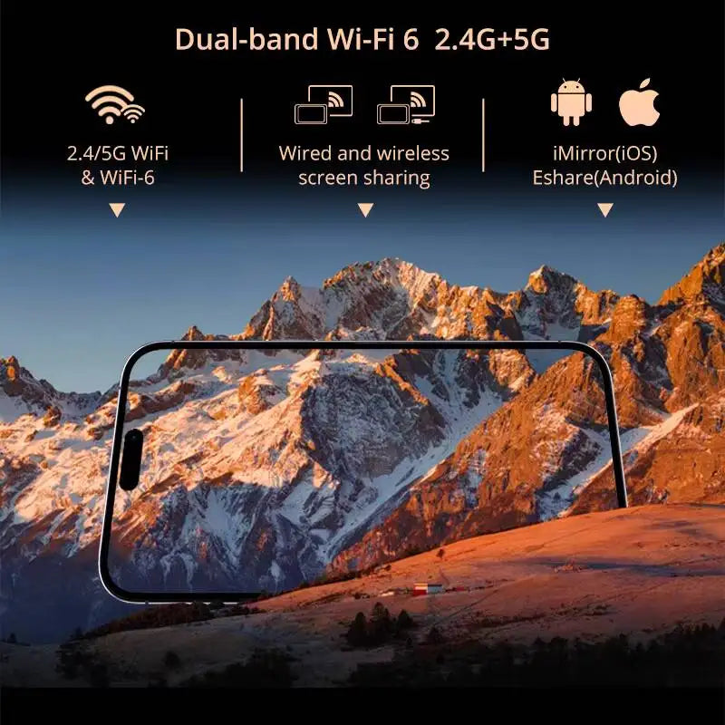 Voxflix M25 Projecteur Android TV 9.0 1080P 4K 2800 Lumens Correction Électronique Mode Jeu Recherche Vocale – CLEVI Paris
