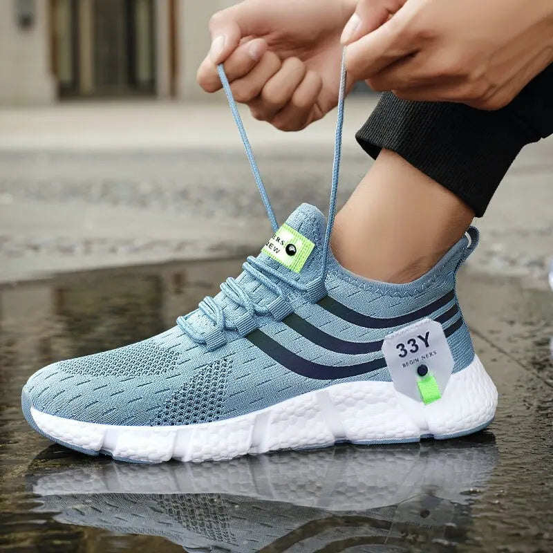 Baskets Homme Respirantes & Légères – Casual Sport Sneakers – CLEVI Paris