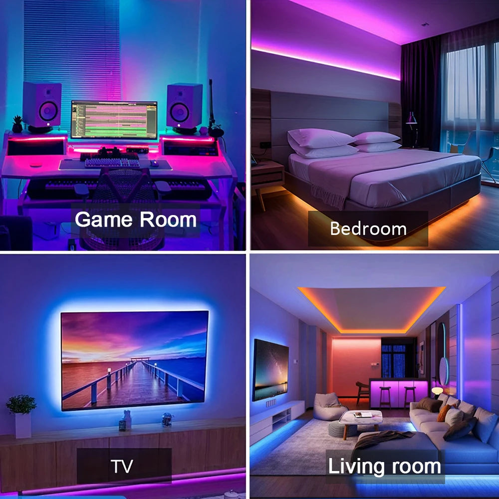 Ruban LED RGB USB Contrôle APP & Télécommande — CLEVI Paris
