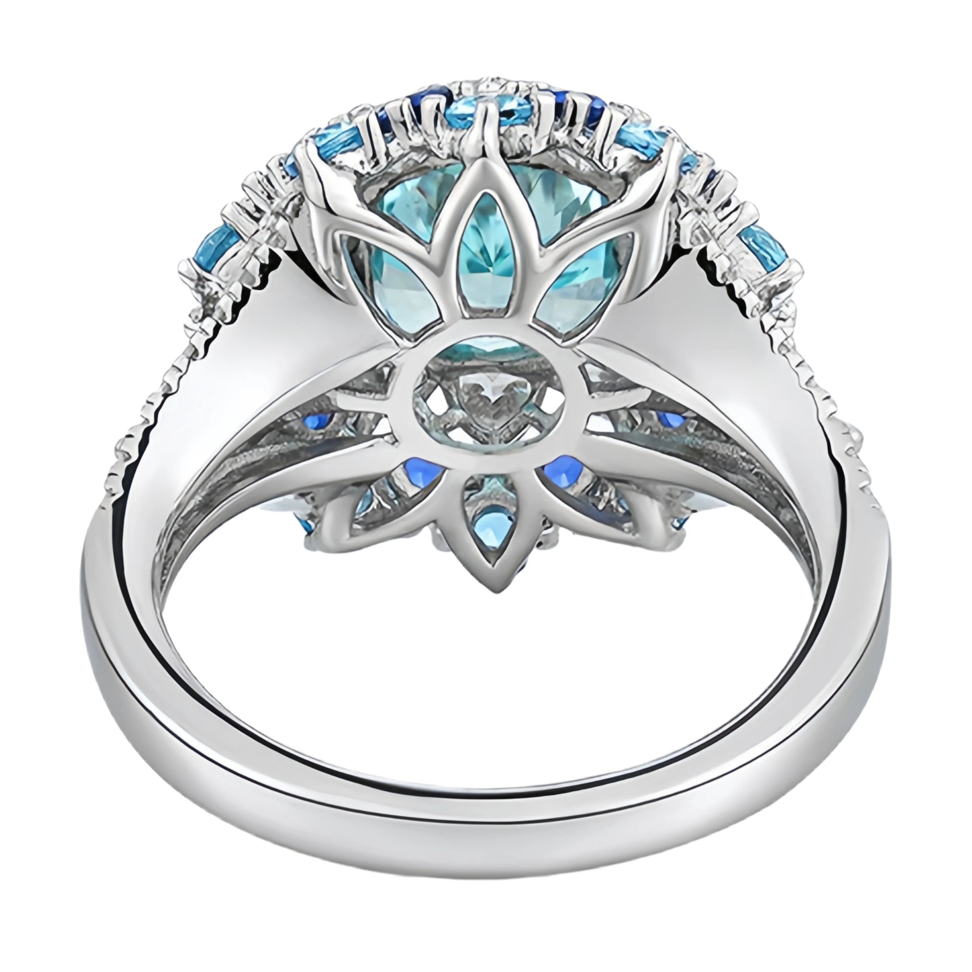 Bague Argent 925 Saphir Paraiba – CLEVI Paris