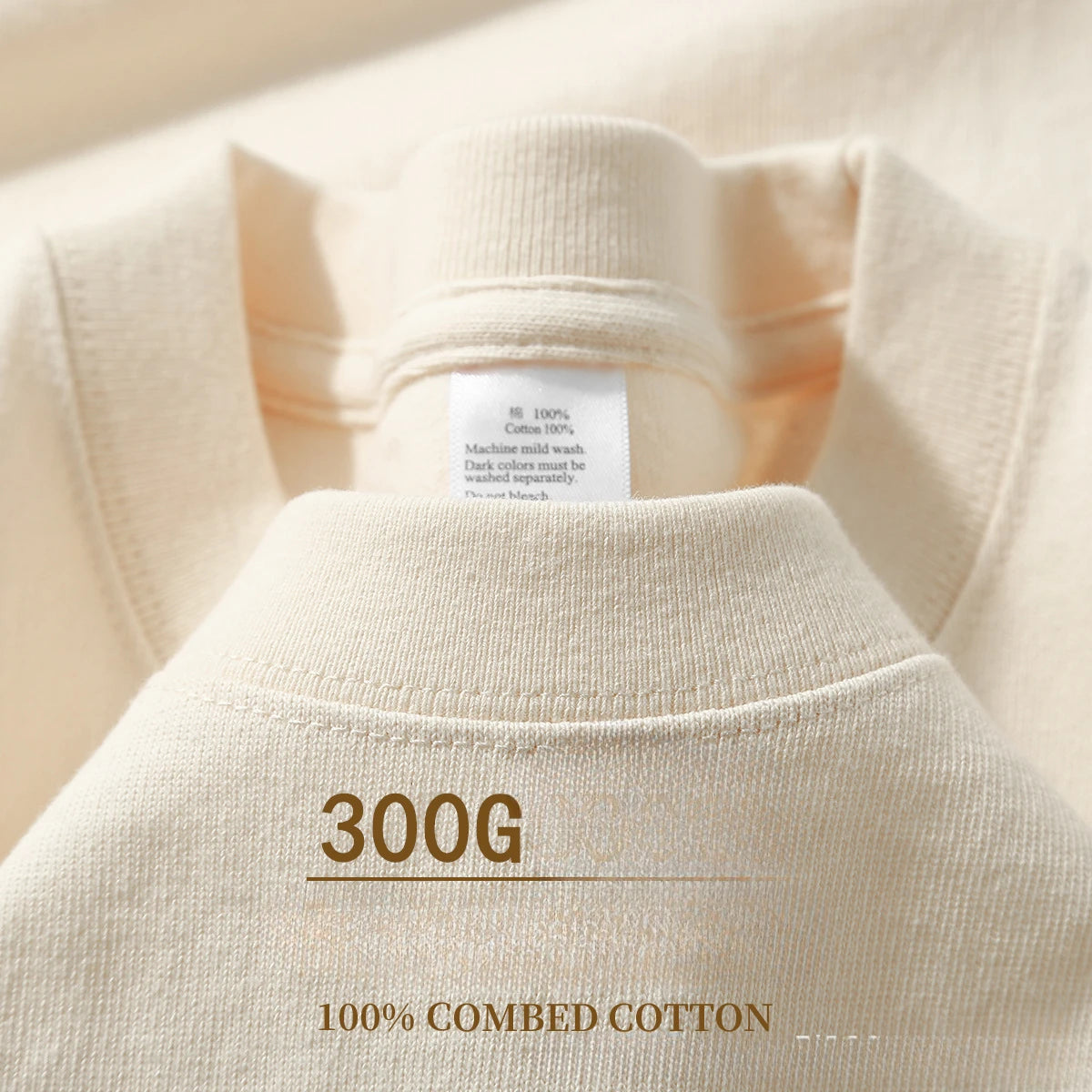 T-Shirt Unisexe 100% Coton 300g Col Rond Coupe Loose 7 Coloris – CLEVI Paris