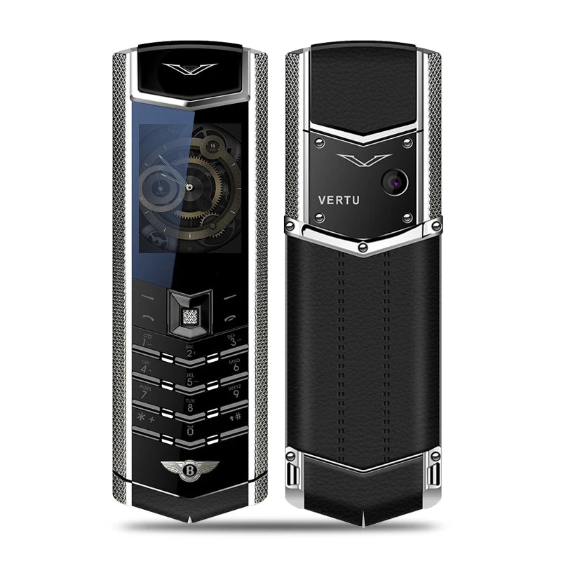PHONEMAX V9 Téléphone à Touches Métal Luxe 2G Double SIM Bluetooth MP3 FM Clavier Invisible – CLEVI Paris