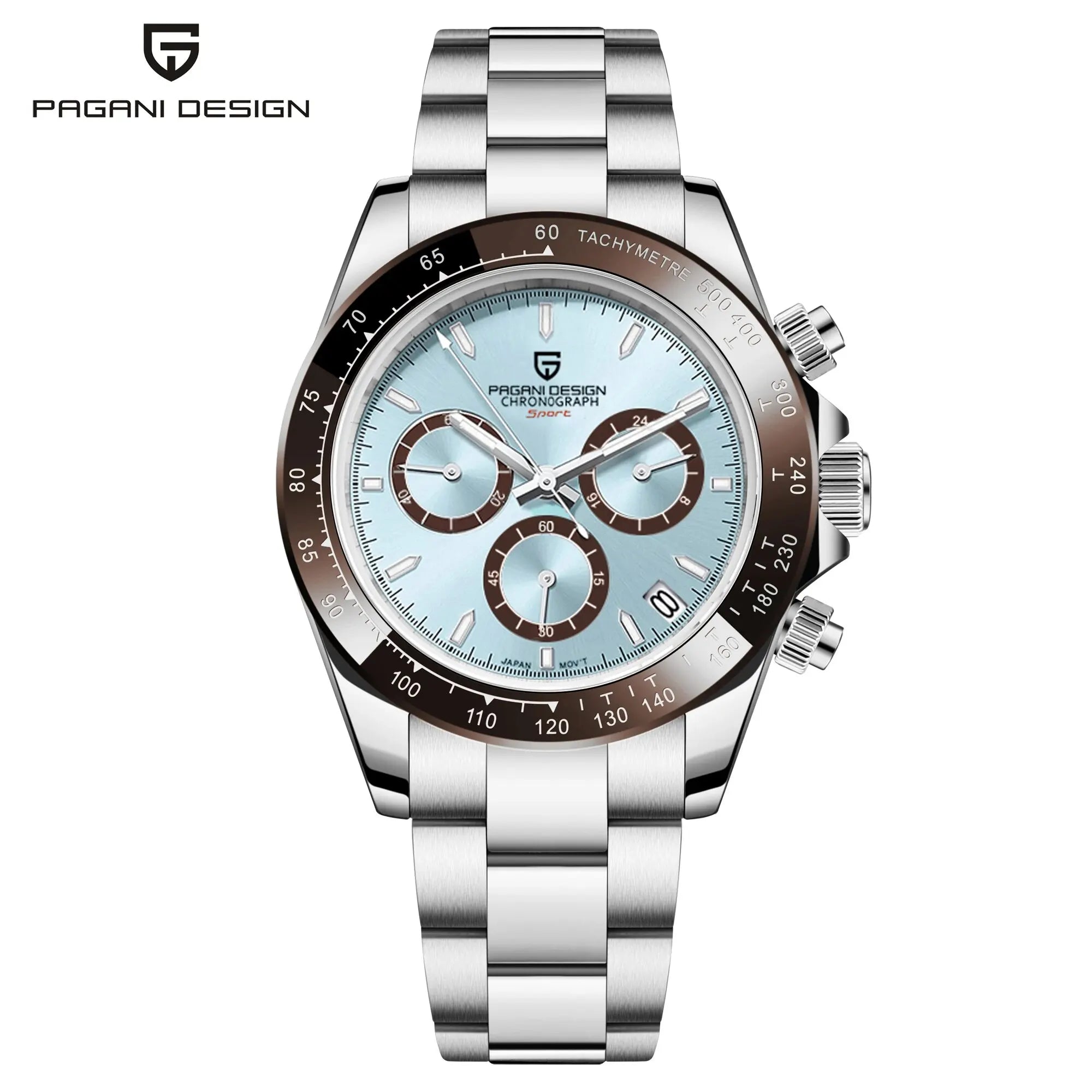 Montre Chronographe Homme Pagani Design 1664 Cadran Météorite Saphir 100m – CLEVI Paris