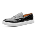 Loafers Cuir Motif Crocodile Homme Semelle Épaisse Monk Strap | 4 Coloris – CLEVI Paris