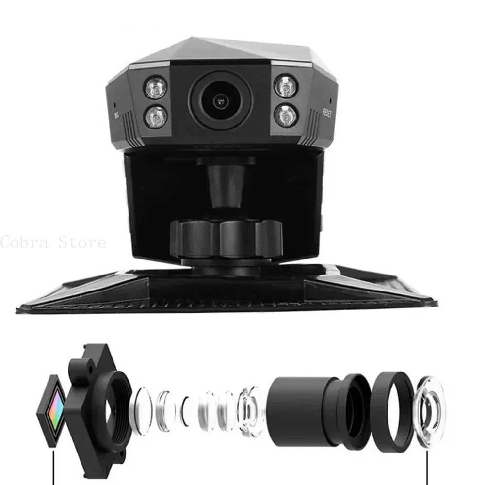 Dashcam 4K Full HD 1080P – Grand Angle 170°, Vision Nocturne, Enregistrement en Boucle – Carte 256Go Offerte
