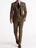 Costume homme en tweed 3 pièces – CLEVI Paris