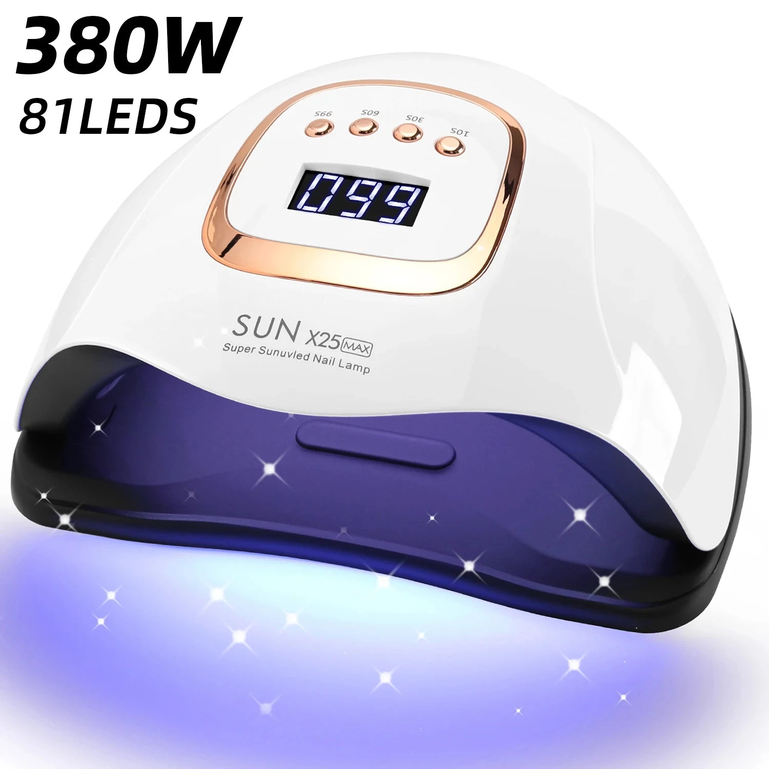 Lampe UV LED 81 LEDs Capteur Infrarouge Auto — 4 Minuteries, Mode Basse Chaleur, Gel | CLEVI Paris