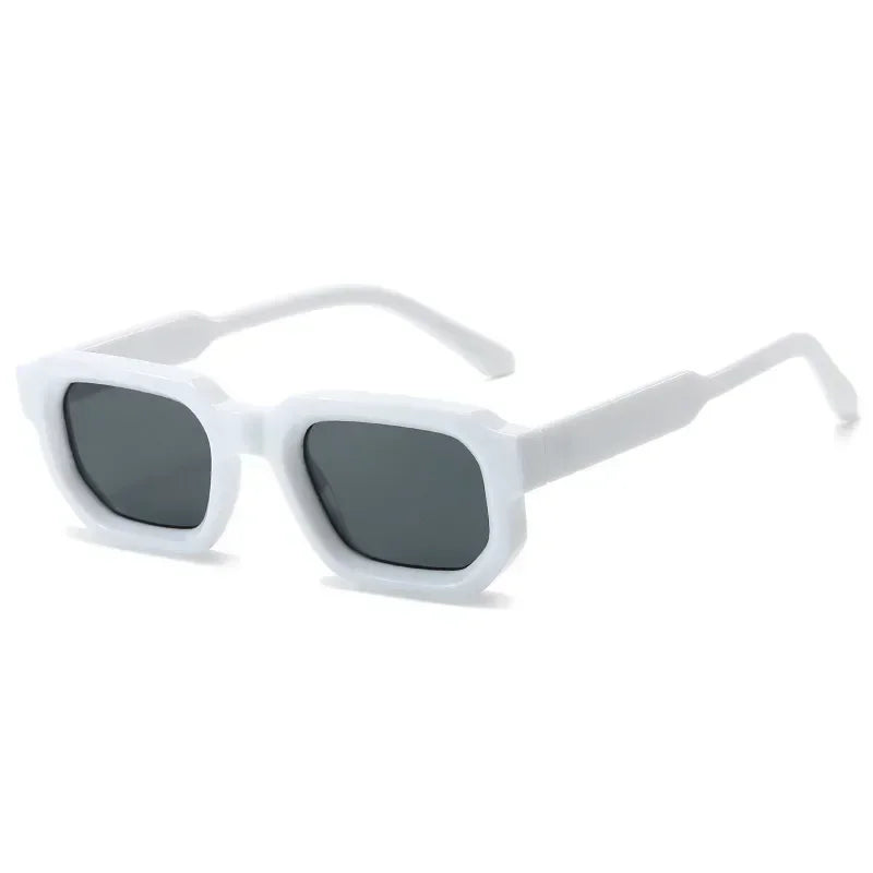 Lunettes de Soleil Carrées Retro Verres Transparents UV400 Unisexe 11 Coloris – CLEVI Paris