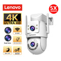Caméra de Surveillance Extérieure Lenovo Double Objectif PTZ 2K/4K – Vision Nocturne Couleur IP66 – CLEVI Paris