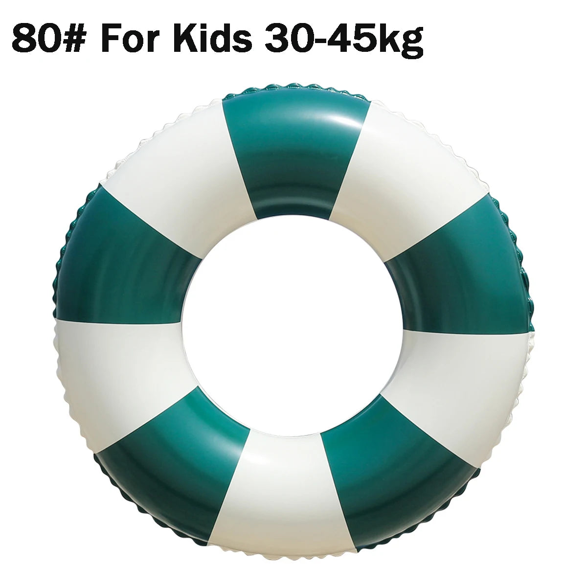 Bouée Gonflable Vintage Rayée – Anneau de Piscine Été 60 à 90 cm – Femme & Adulte