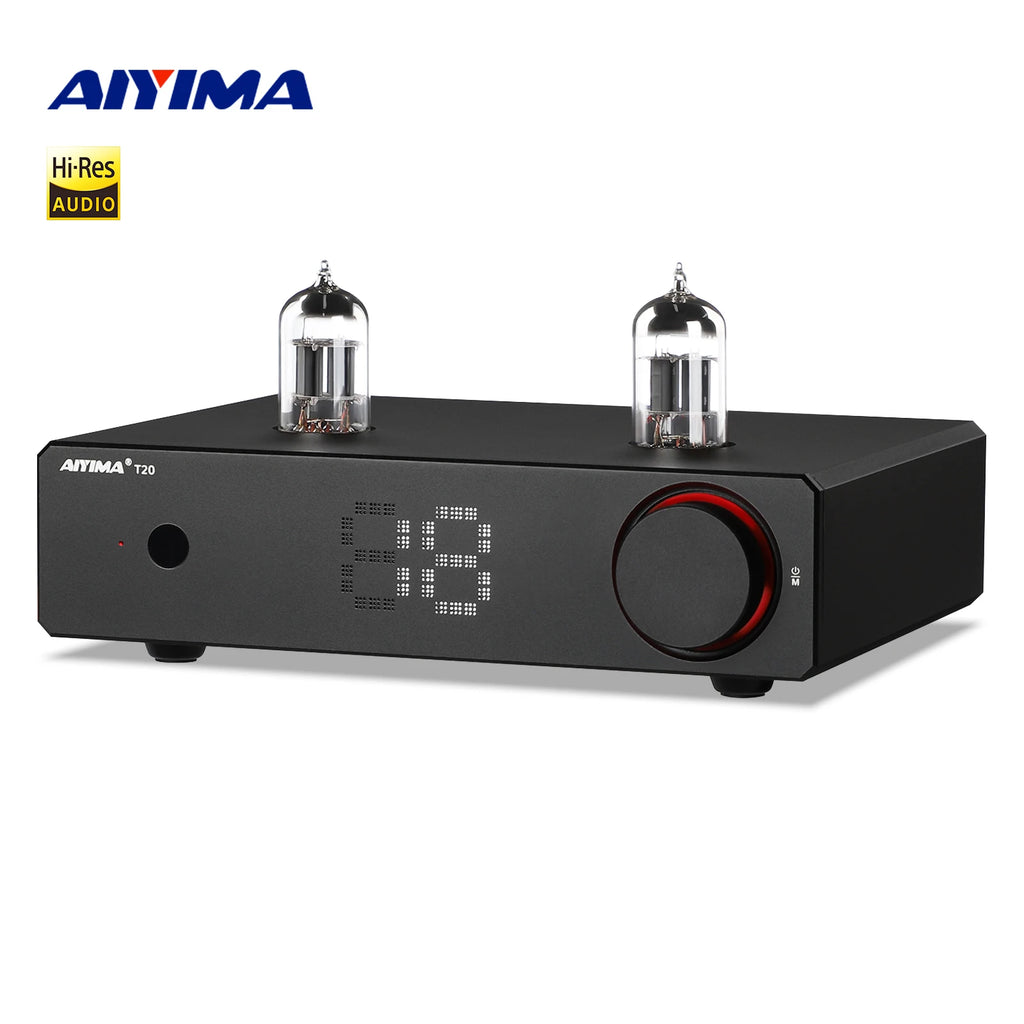 Préamplificateur à Tubes AIYIMA T20 – HiFi XLR/RCA LME49720/OPA1612 – CLEVI Paris