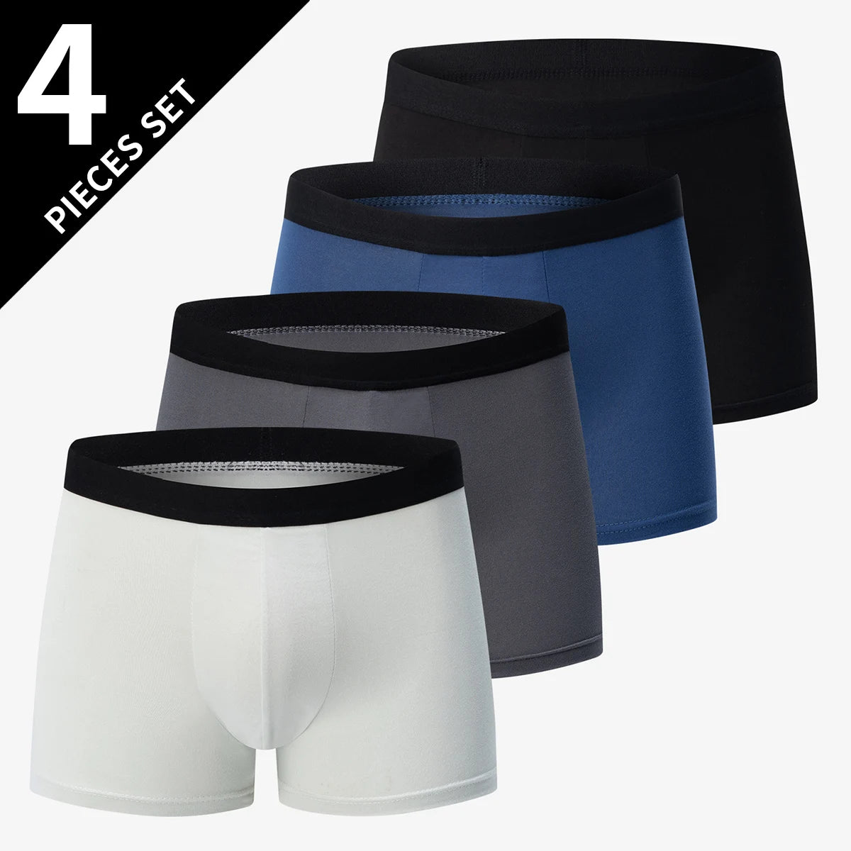 Lot de 4/5 Boxers Homme – Tailles Européennes & Motifs Mode – CLEVI Paris