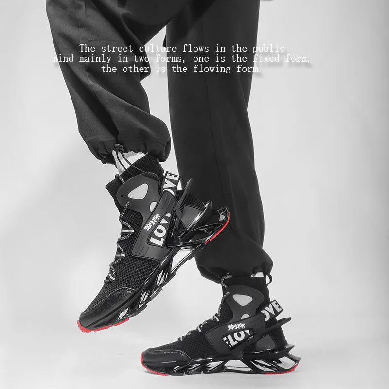 Sneakers Homme Flyknit Respirants Semelle Caoutchouc — Running & Casual | CLEVI Paris